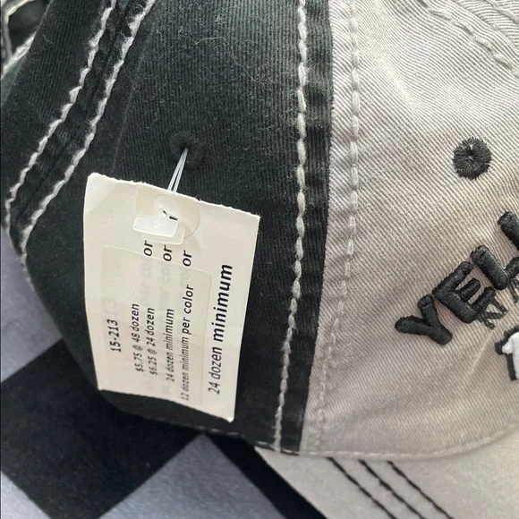 Yellowstone National Park Gray and Black Cap - Picture 5 of 5